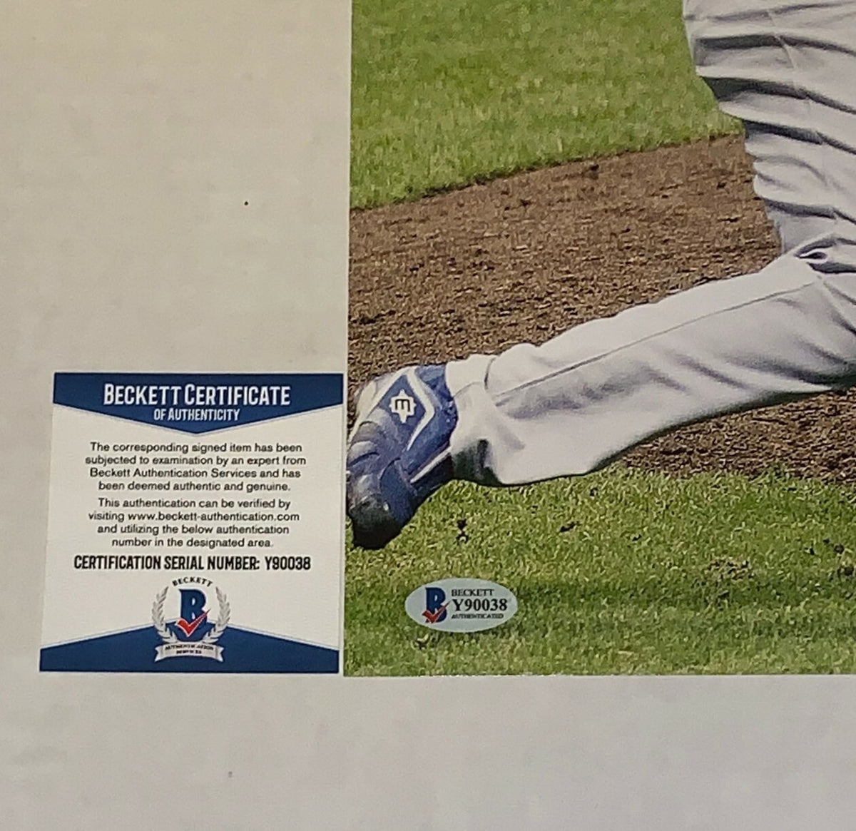 Carlos Zambrano signed Chicago Cubs 11x14 photo autographed BAS Beckett