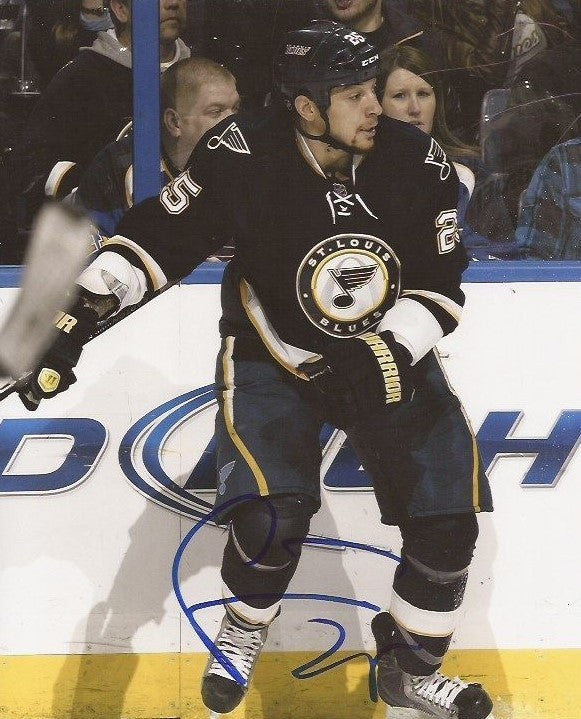 Chris Stewart signed St. Louis Blues 8x10 photo autographed 2