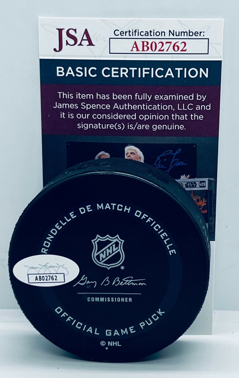 Kevin Shattenkirk signed Anaheim Ducks Official Game Puck autographed JSA
