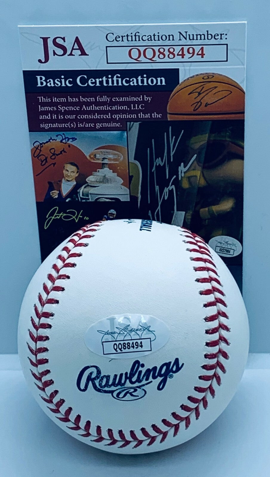 Goose Gossage New York Yankees signed HOF Logo Baseball Ball W/ Inscription JSA