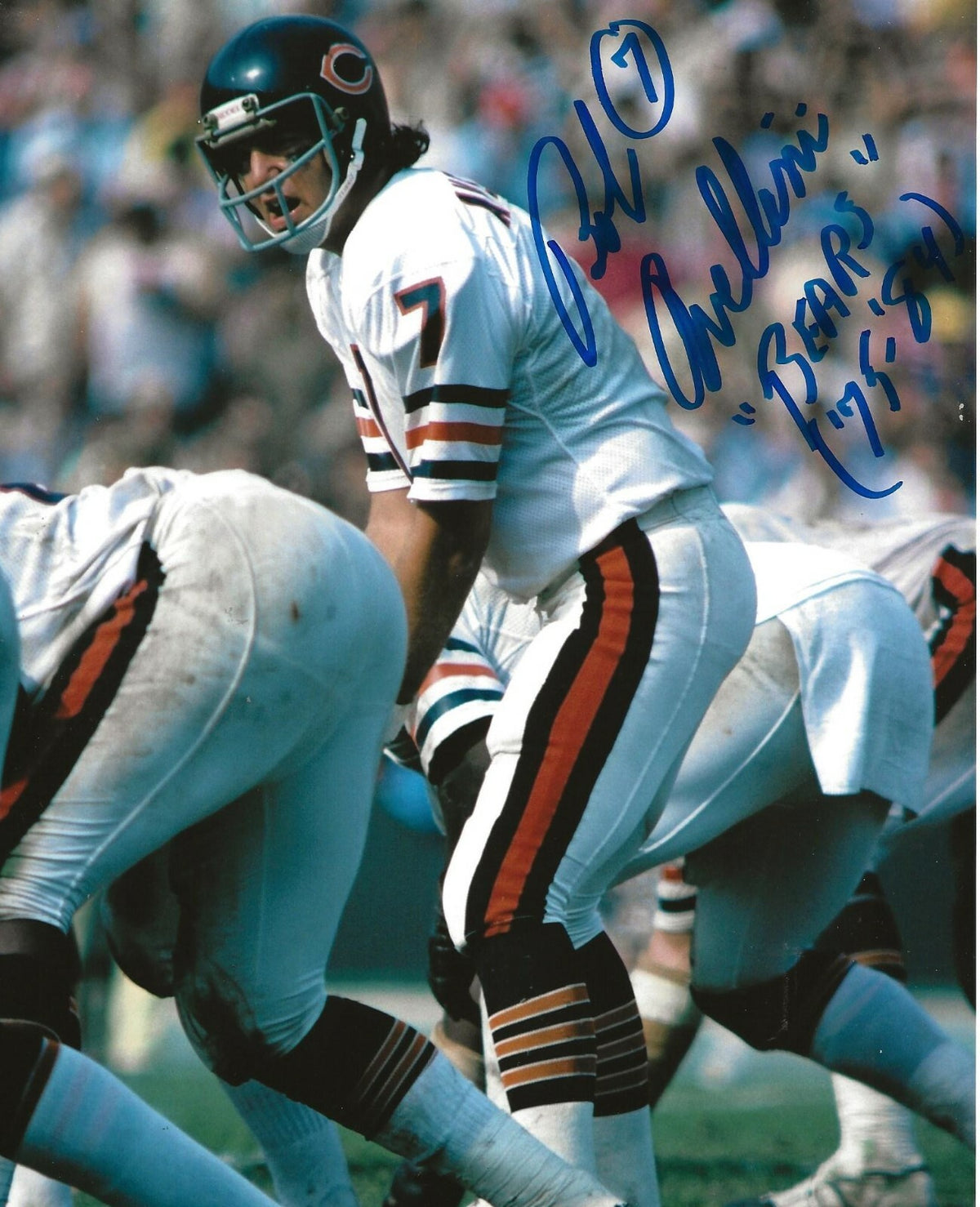 Bob Avellini signed Chicago Bears 8x10 photo autographed 3
