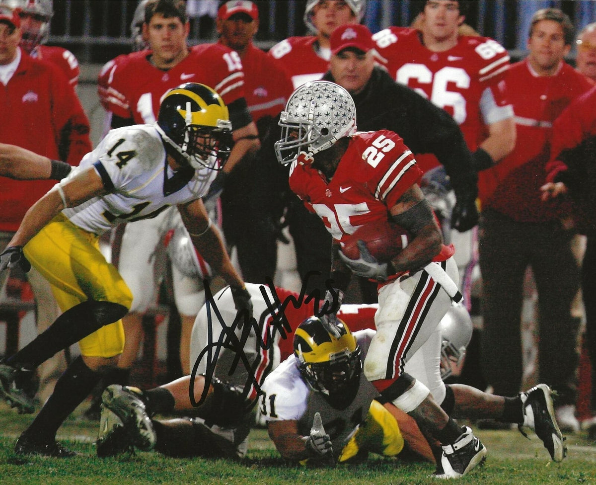 Antonio Pittman signed OSU Ohio State Buckeyes 8x10 photo autographed 2