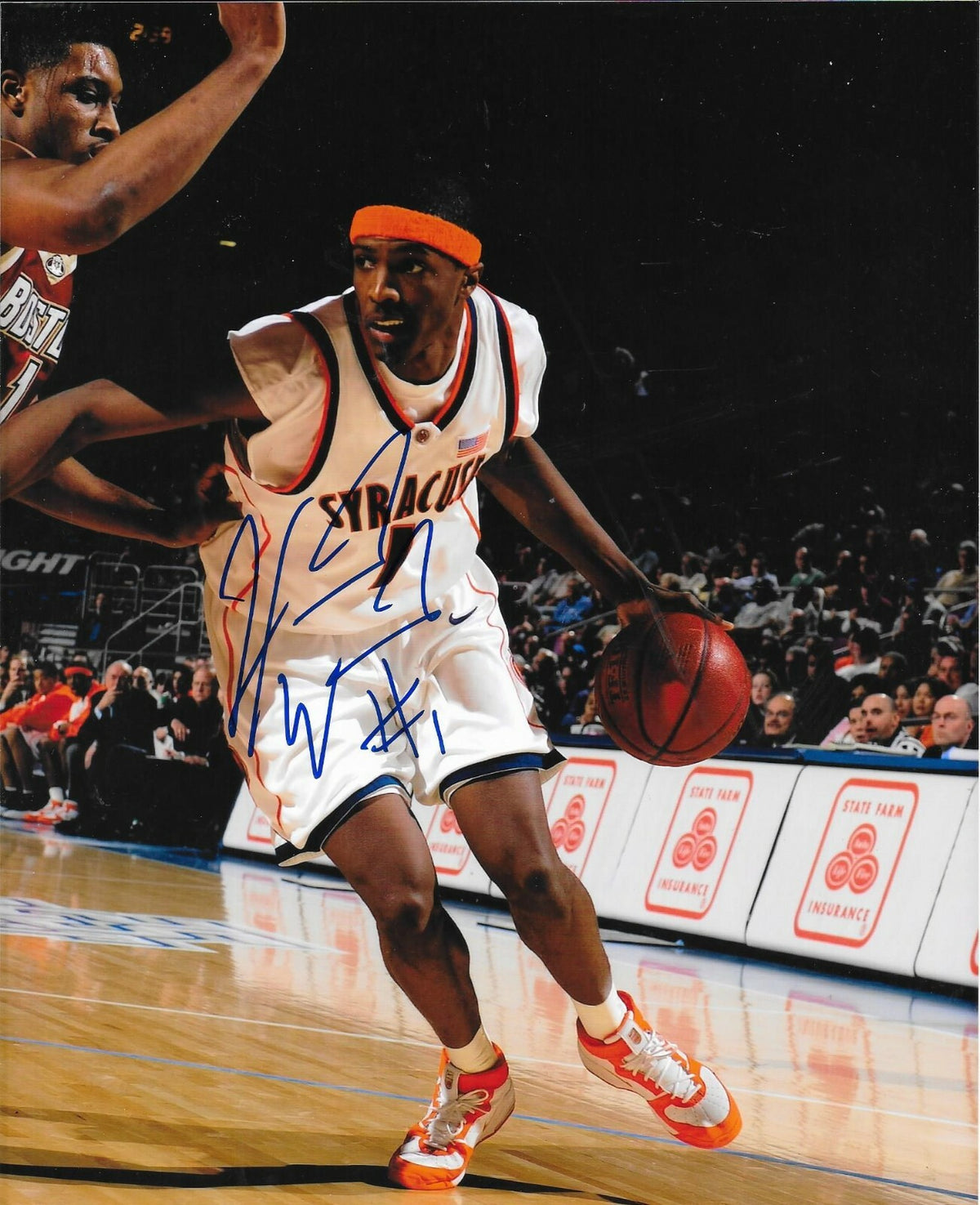 Hakim Warrick signed Syracuse Orange Men 8x10 photo autographed 2