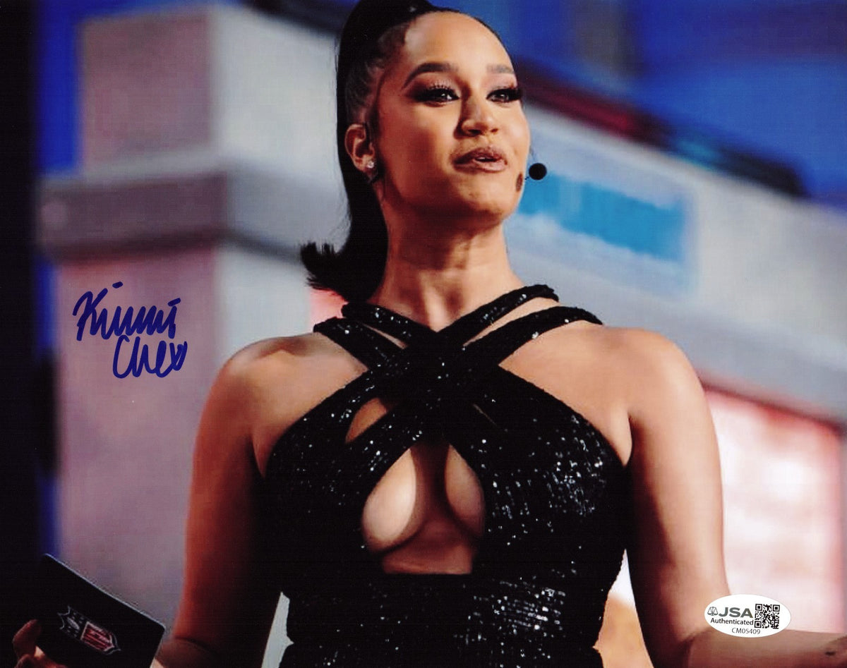 Kimmi Chex NFL Network signed Hot 8x10 photo autographed #1 JSA COA