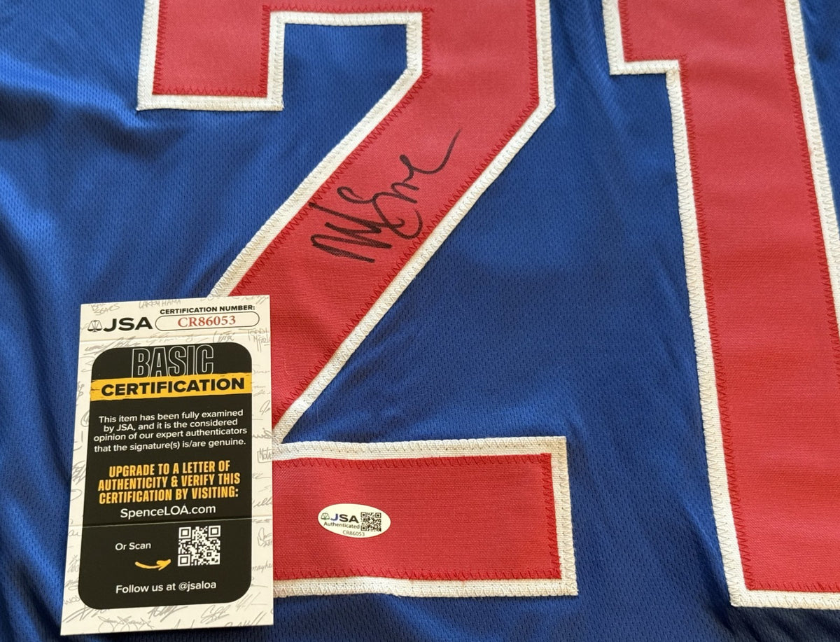Mike Eruzione Team USA signed Custom jersey autographed Miracle On Ice Gold JSA