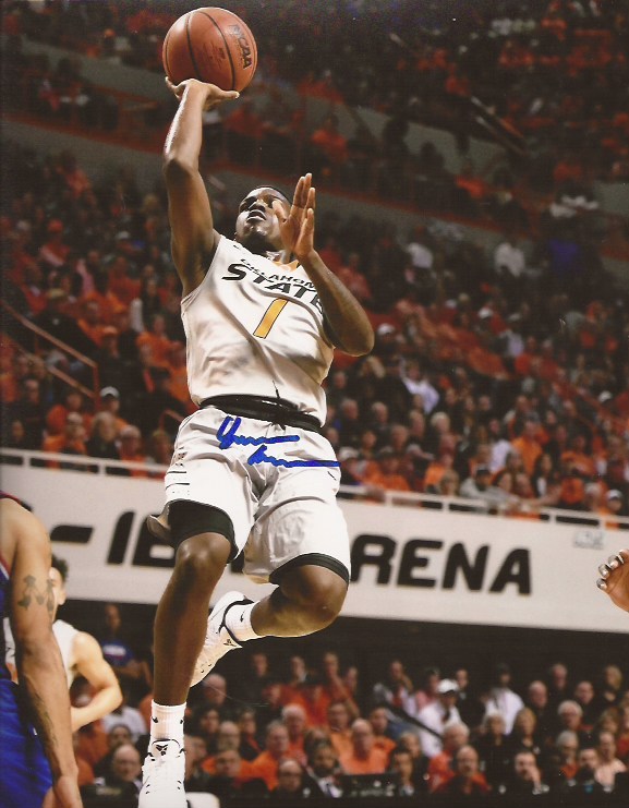 Jawun Evans signed OSU Oklahoma State Cowboys 8x10 photo autographed 4