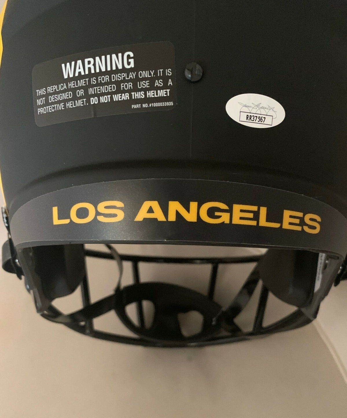Kurt Warner signed Rams Eclipse Full Size Helmet autographed JSA