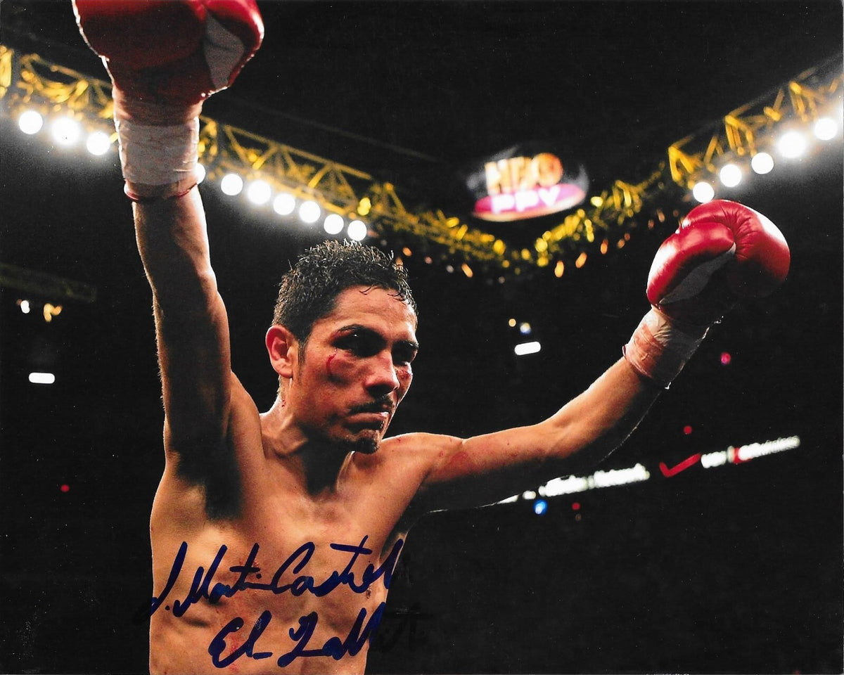 Martin Castillo "El Gallo" signed Boxing 8x10 photo autographed #3