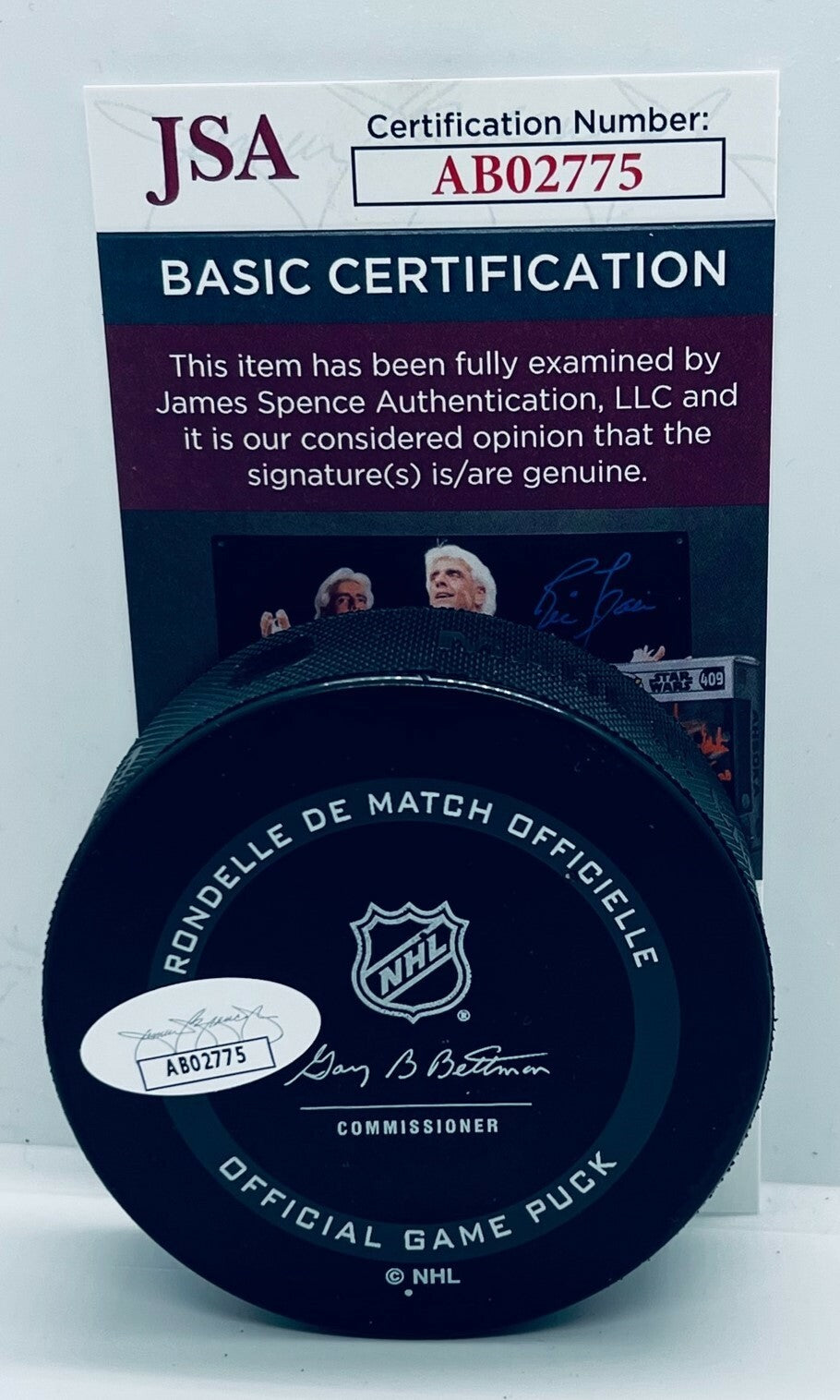 Cam Fowler signed Anaheim Ducks Official Game Puck autographed JSA