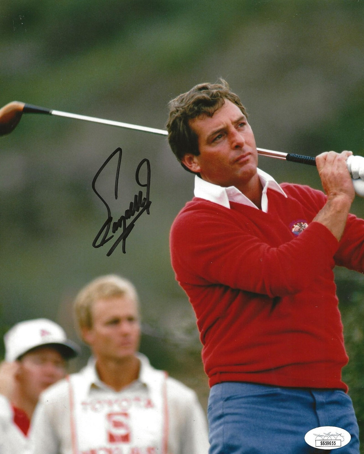 Fuzzy Zoeller Masters US Open signed Golf 8x10 photo autographed 3 JSA