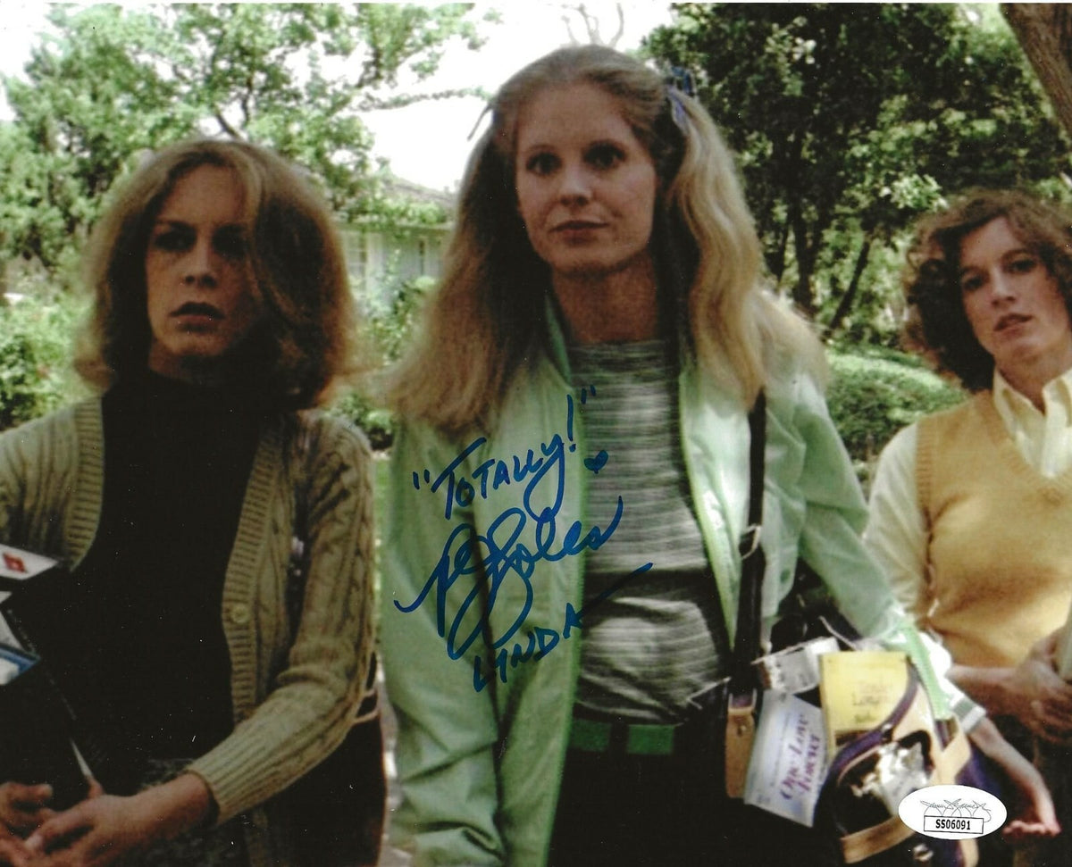 P. J. Soles signed Halloween 8x10 photo autographed Lynda van der Klok 5 JSA