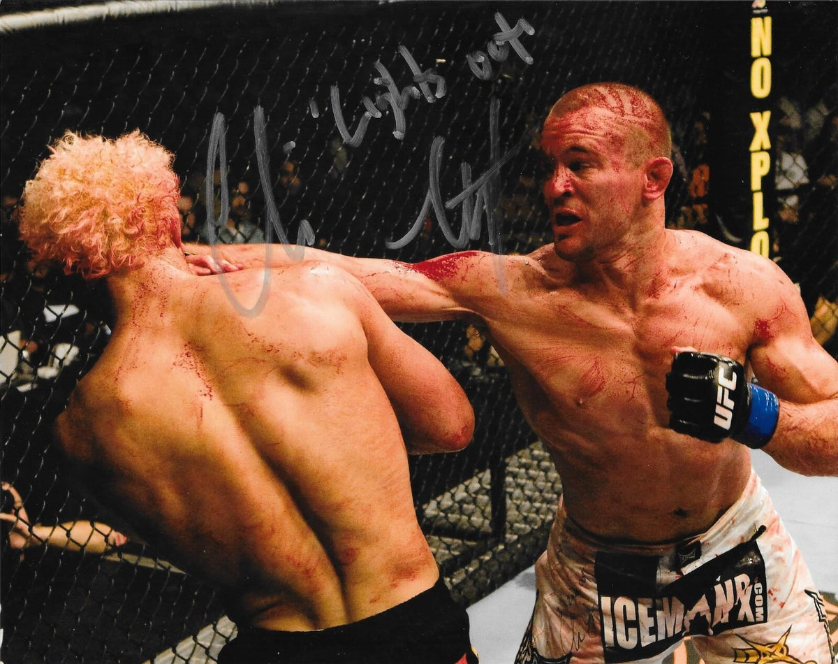 Chris Lytle Lights Out signed UFC 8x10 photo autographed #3