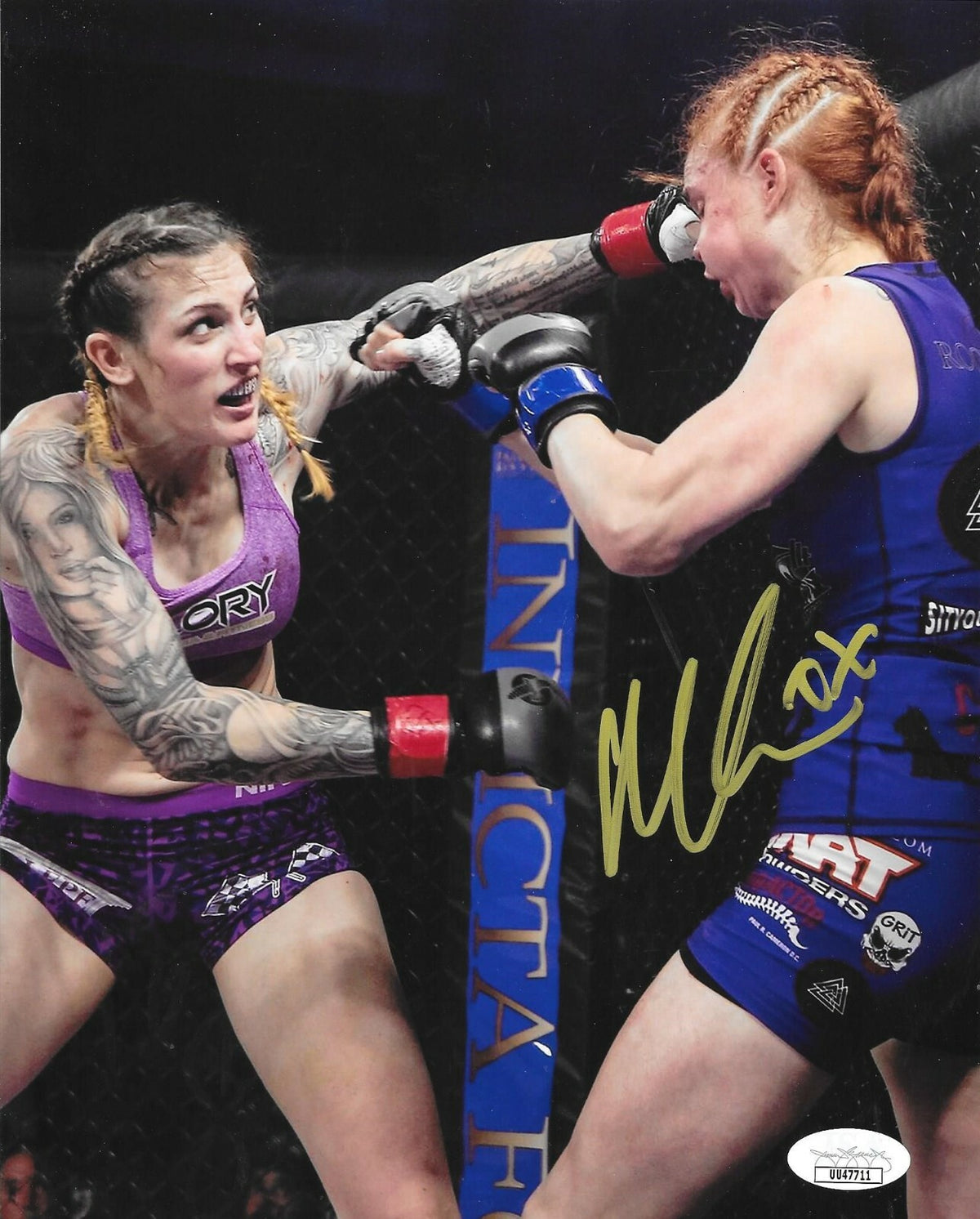 Megan Anderson signed UFC 8x10 photo autographed 5 JSA Certified