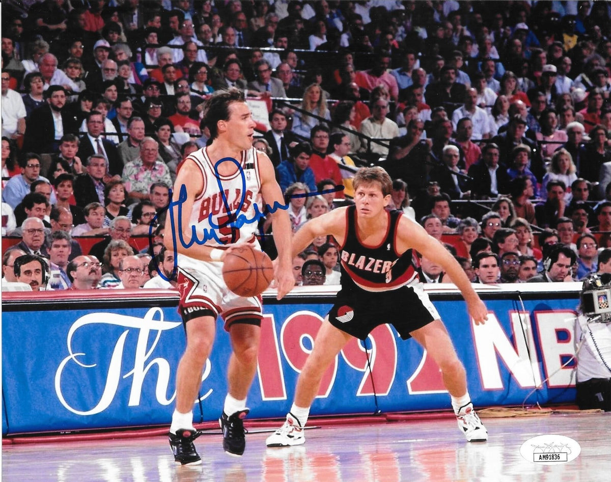 John Paxson signed Chicago Bulls 8x10 photo autographed #3 JSA