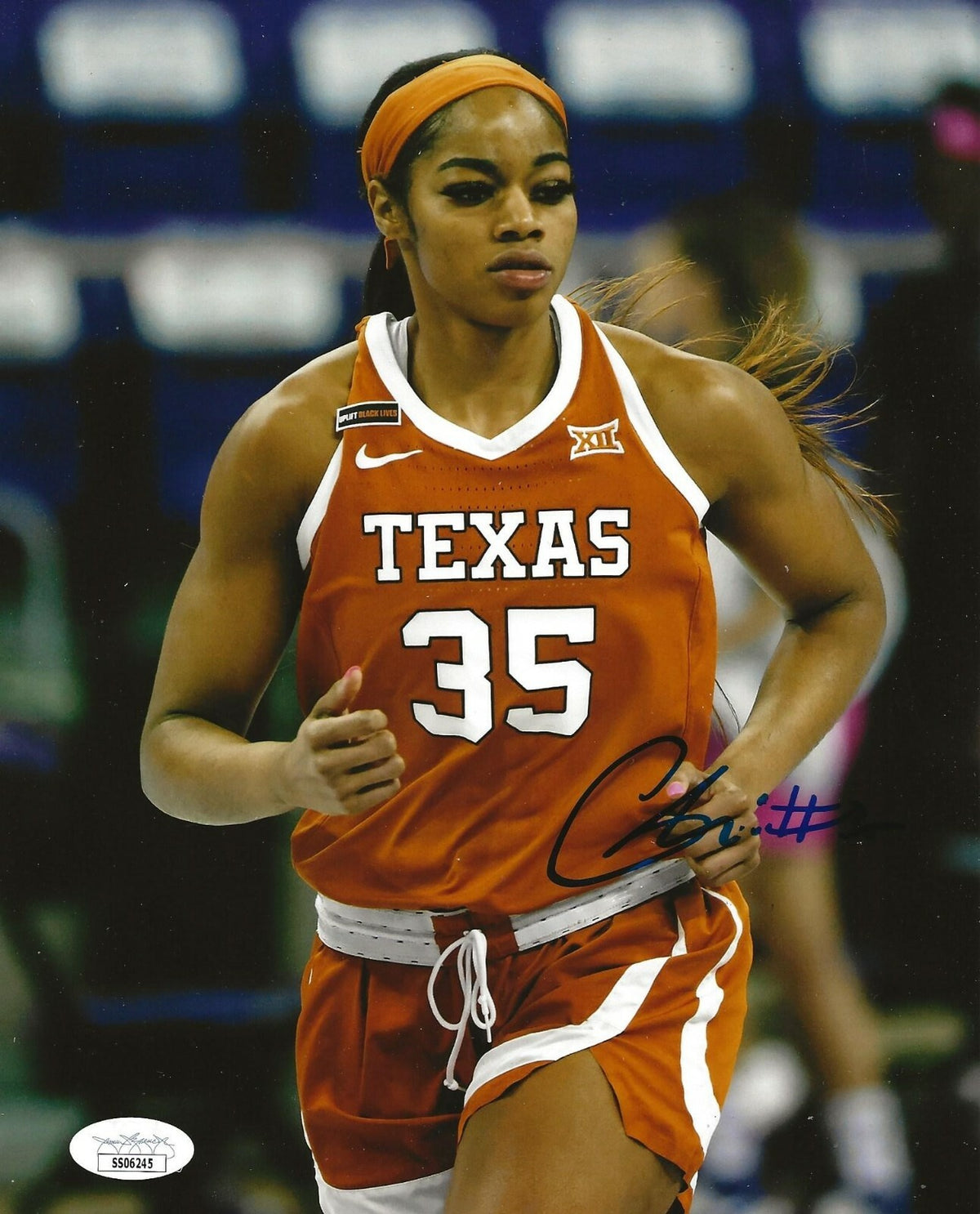 Charli Collier Dallas Wings signed Texas Longhorns 8x10 photo autographed 3 JSA