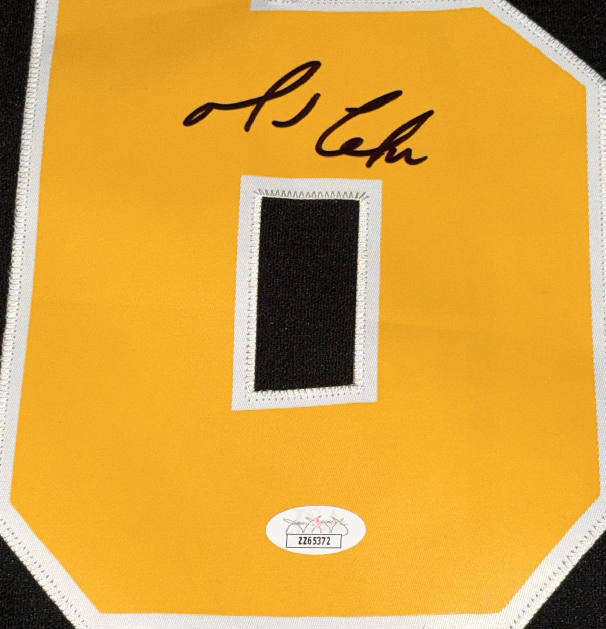 Mario Lemieux signed Pittsburgh Penguins Mitchell & Ness 1992 Cup jersey JSA COA