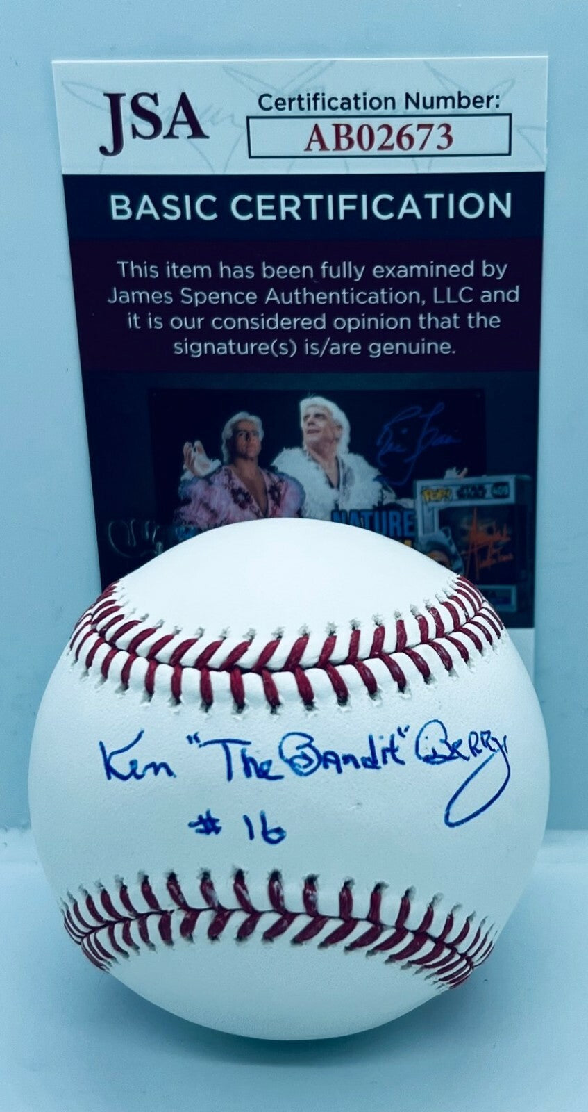Ken Berry White Sox Angels signed Official MLB Baseball Ball autographed JSA