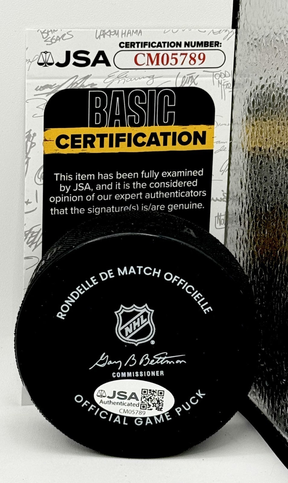 Kaedan Korczak signed Vegas Golden Knights Game Puck autographed JSA COA