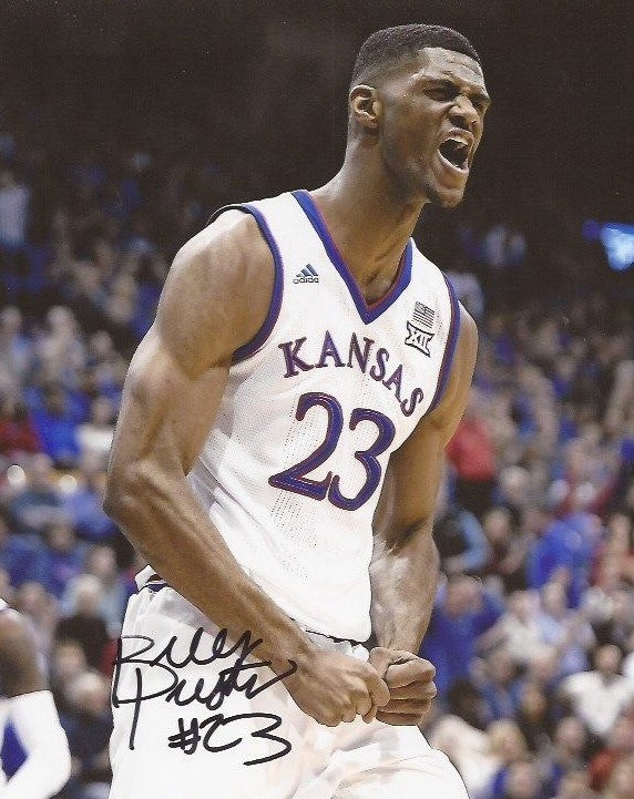Billy Preston signed Kansas Jayhawks 8x10 photo autographed 4