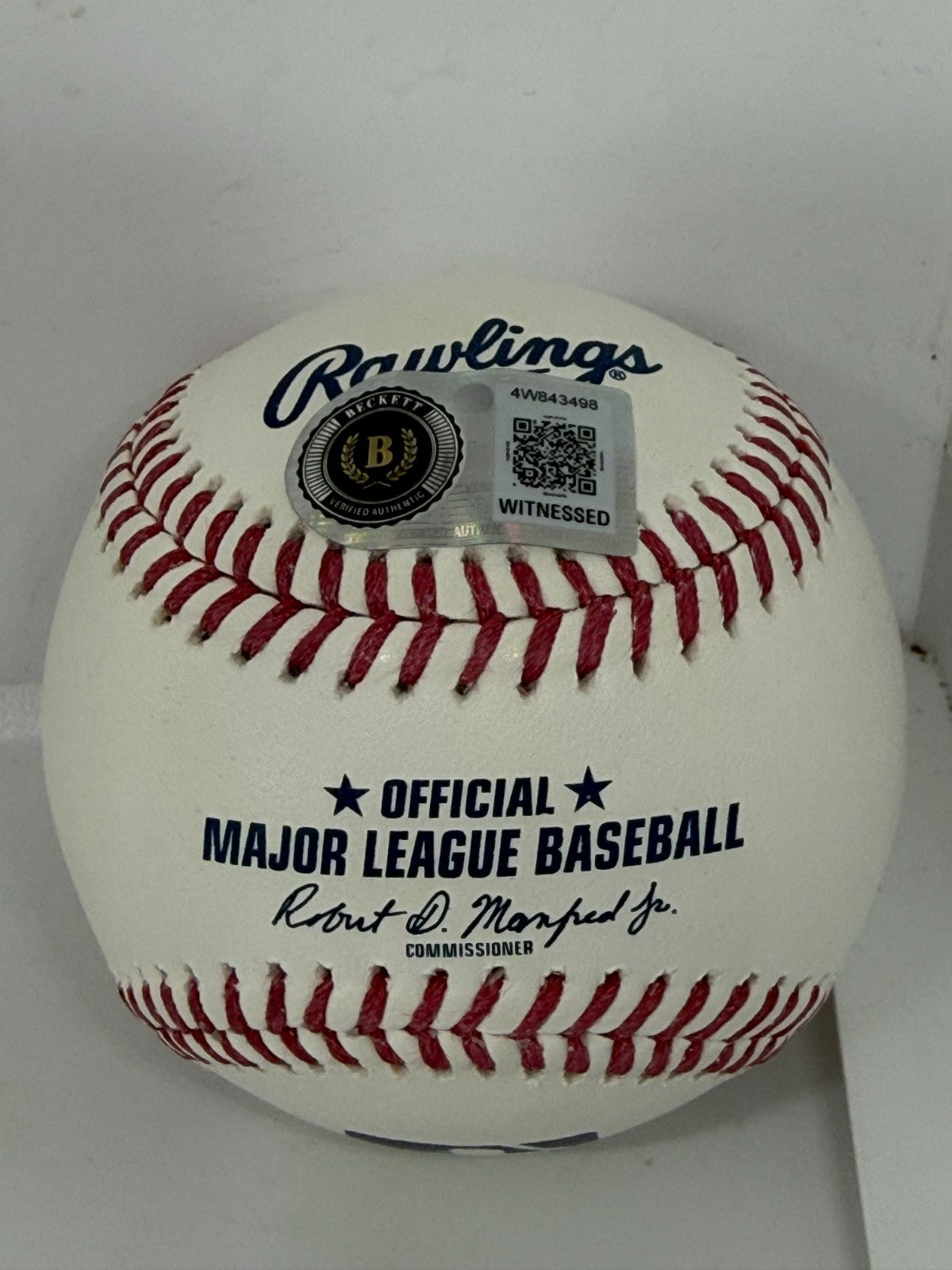 Noah Schultz Chicago White Sox signed MLB Baseball Ball Beckett Witnessed