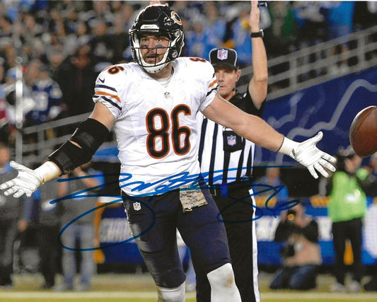 Zach Miller signed Chicago Bears 8x10 photo autographed 2