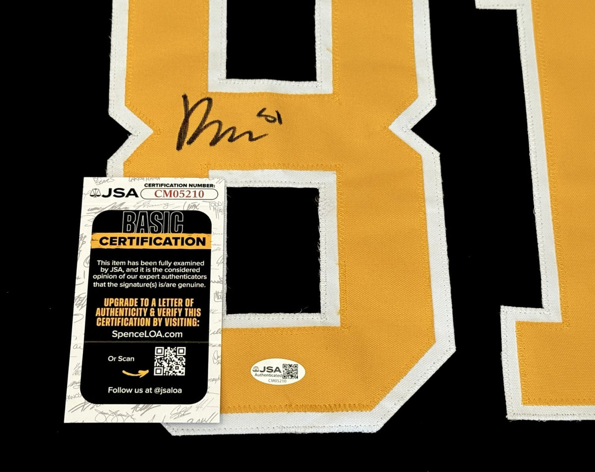 Ben Kindel Pittsburgh Penguins signed Custom jersey autographed JSA