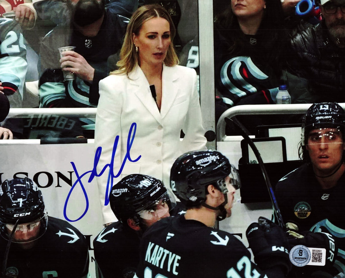 Jessica Campbell signed Seattle Kraken 8x10 photo autographed #3 Beckett