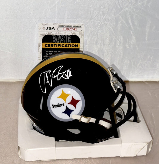 Alan Faneca signed Pittsburgh Steelers mini helmet autographed JSA