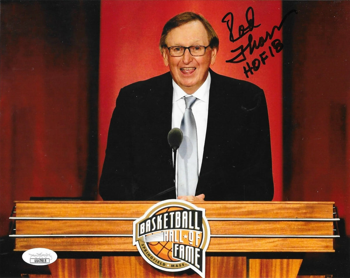 Rod Thorn Chicago Bulls signed 8x10 photo autographed HOF Inscription JSA