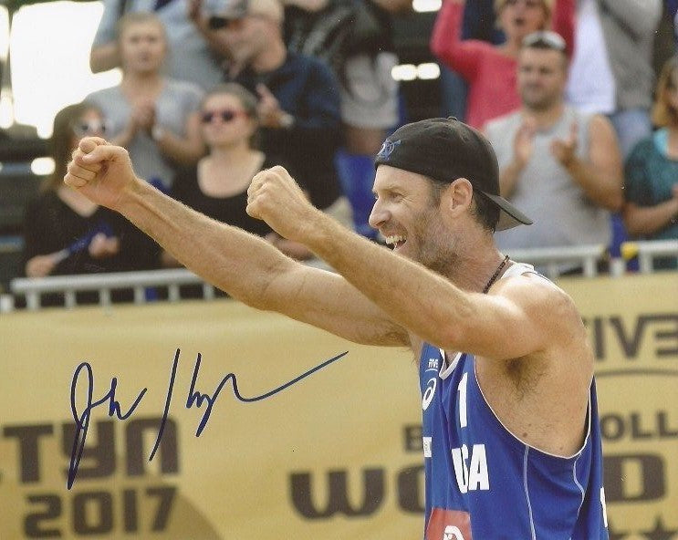 John Hyden AVP Beach Volleyball signed 8x10 photo Team USA autographed