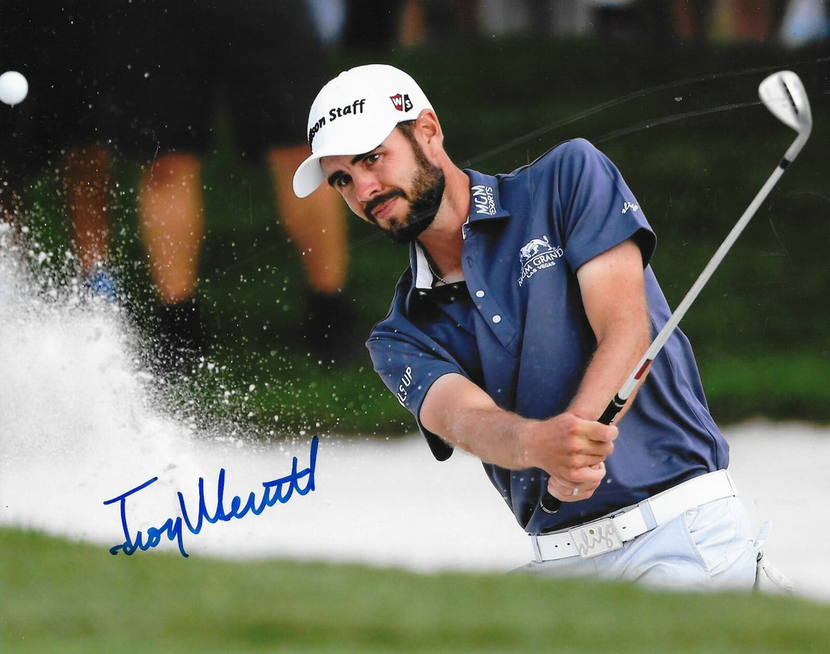 Troy Merritt signed PGA Golf 8x10 photo autographed 2