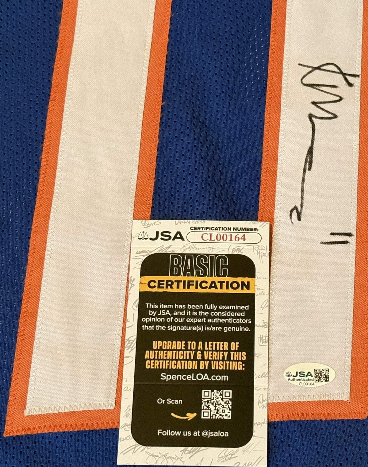Kellen Moore Boise State Broncos signed Custom jersey autographed JSA COA