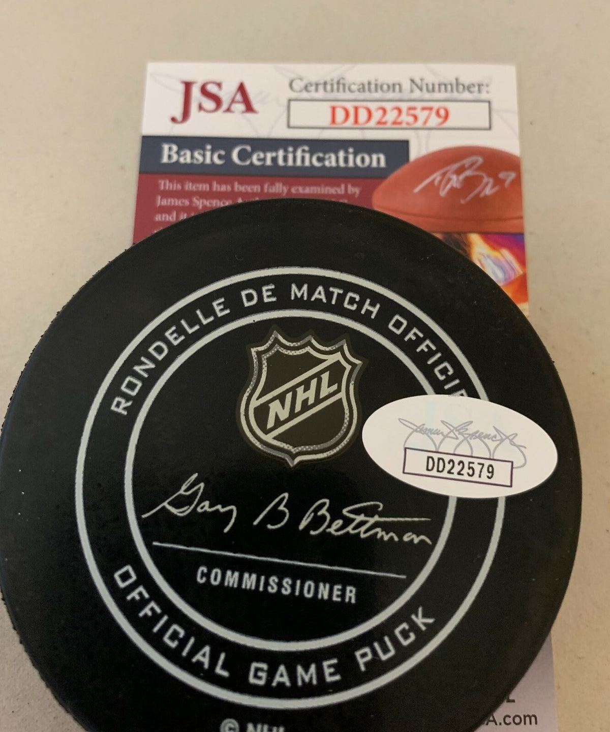 Aaron Ekblad signed Florida Panthers 25th Anniversary Official Game Puck JSA