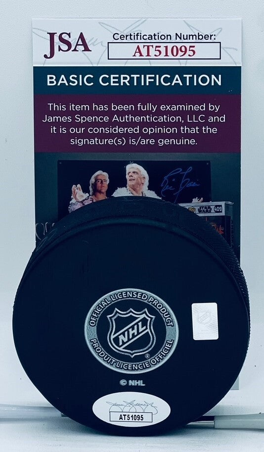 Tony Amonte signed Chicago Blackhawks Logo Puck autographed JSA