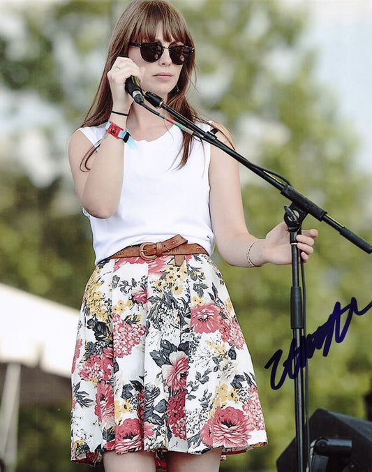 Zoe Manville Portugal. The Man signed 8x10 photo autographed #4