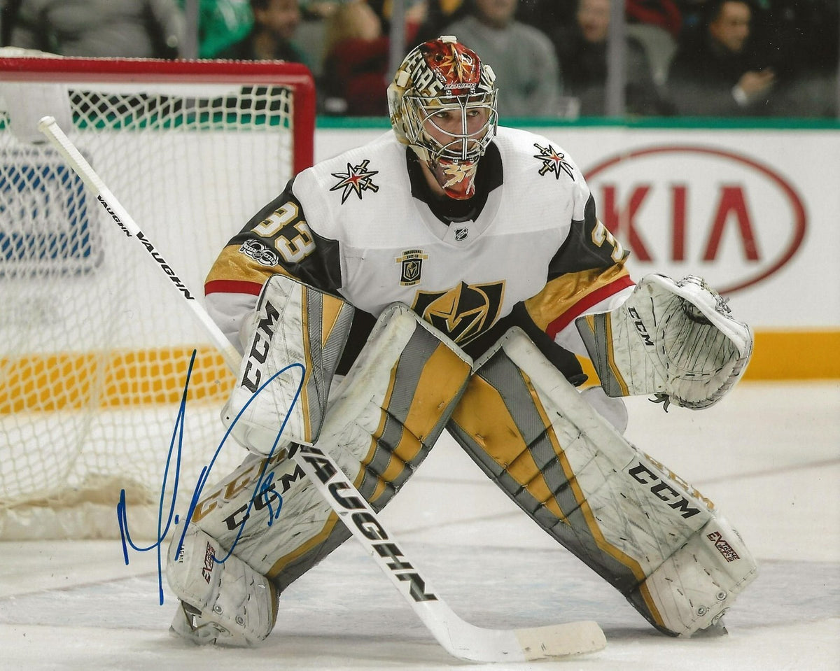 Maxime Lagace signed Las Vegas Golden Knights 8x10 photo autographed Max 5  