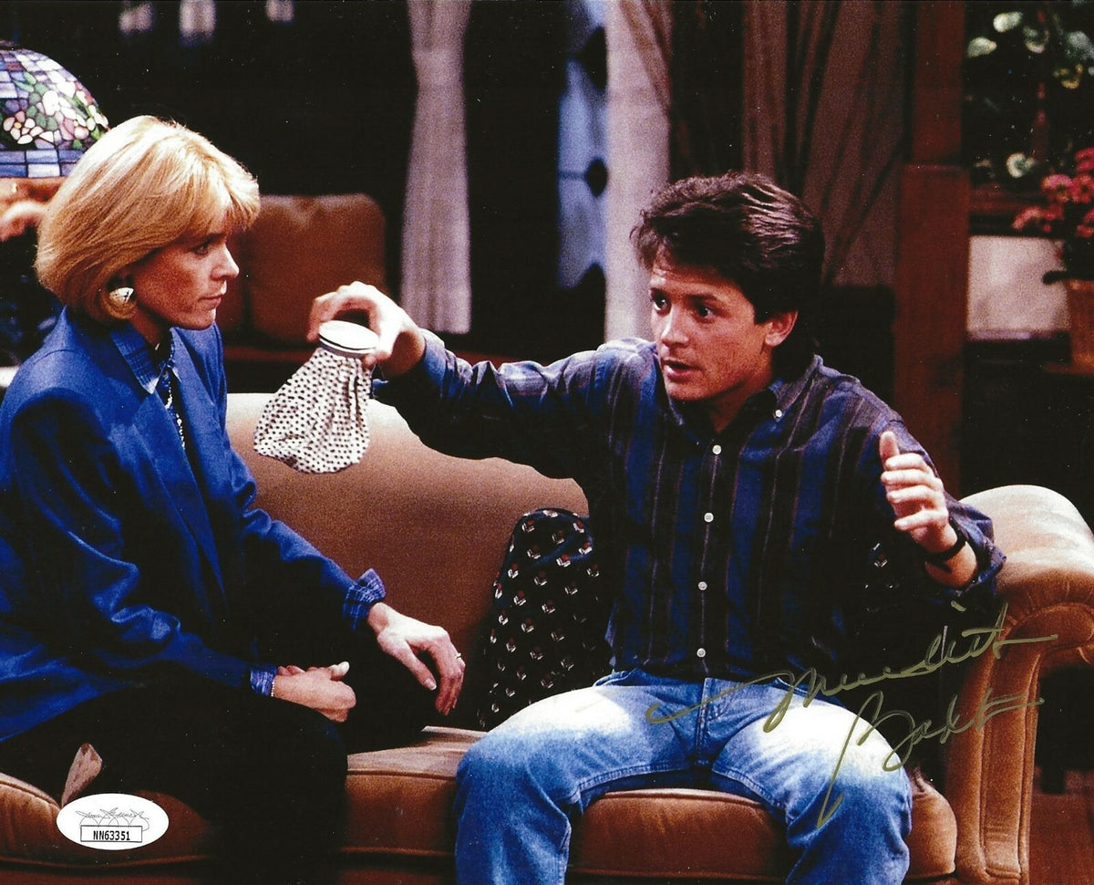 Meredith Baxter signed Family Ties 8x10 photo autographed Elyse Keaton 4 JSA