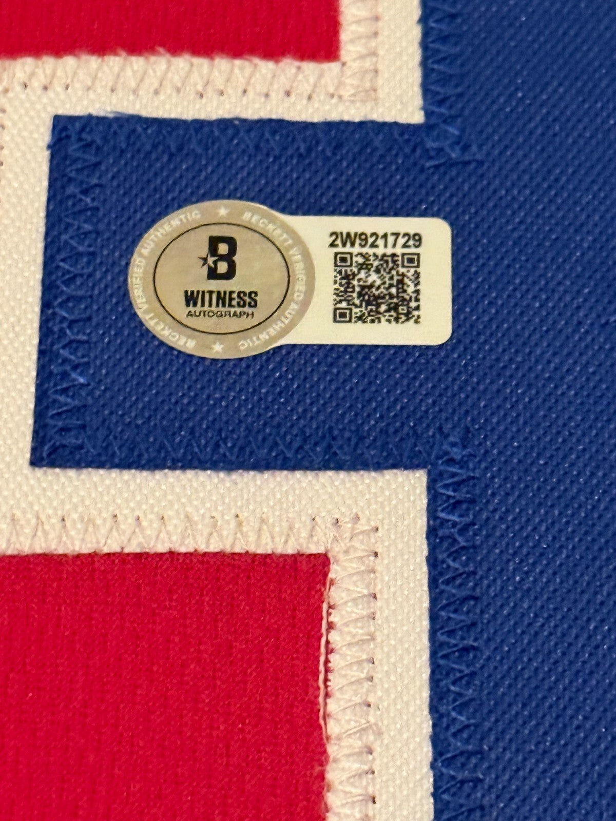 Bernard King Washington Bullets signed Custom jersey W/ HOF Beckett Witness