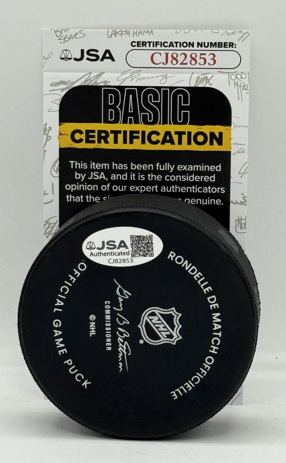 Teuvo Teravainen signed Chicago Blackhawks 100th Anniversary Game Puck JSA