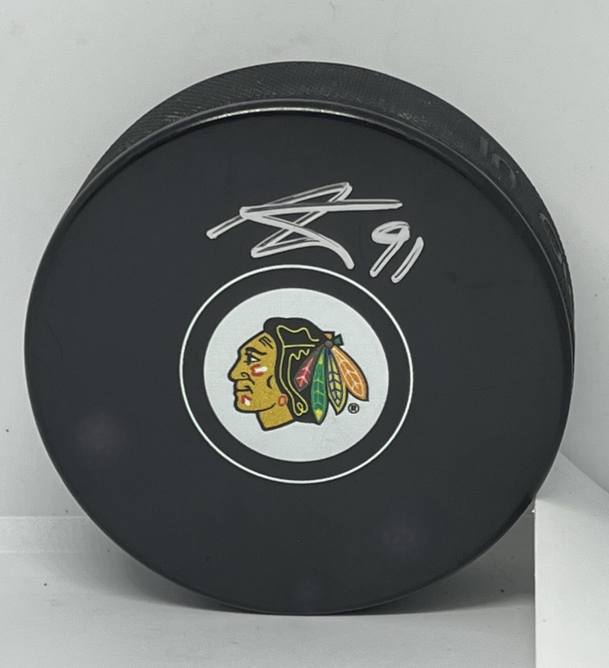 Anthony Duclair signed Chicago Blackhawks Puck autographed Hawks