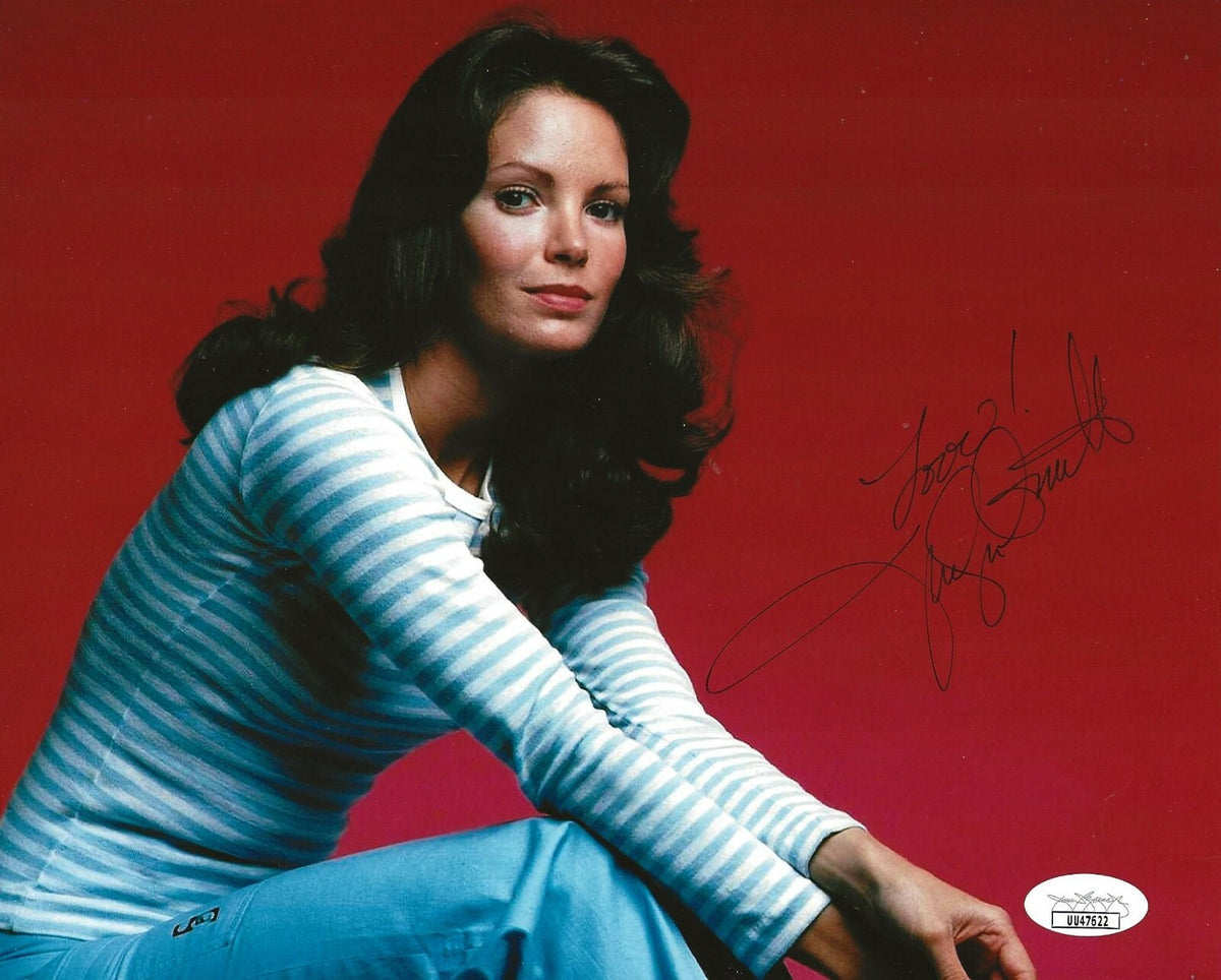 Jaclyn Smith signed Charlie's Angels 8x10 photo autographed Kelly Garrett JSA