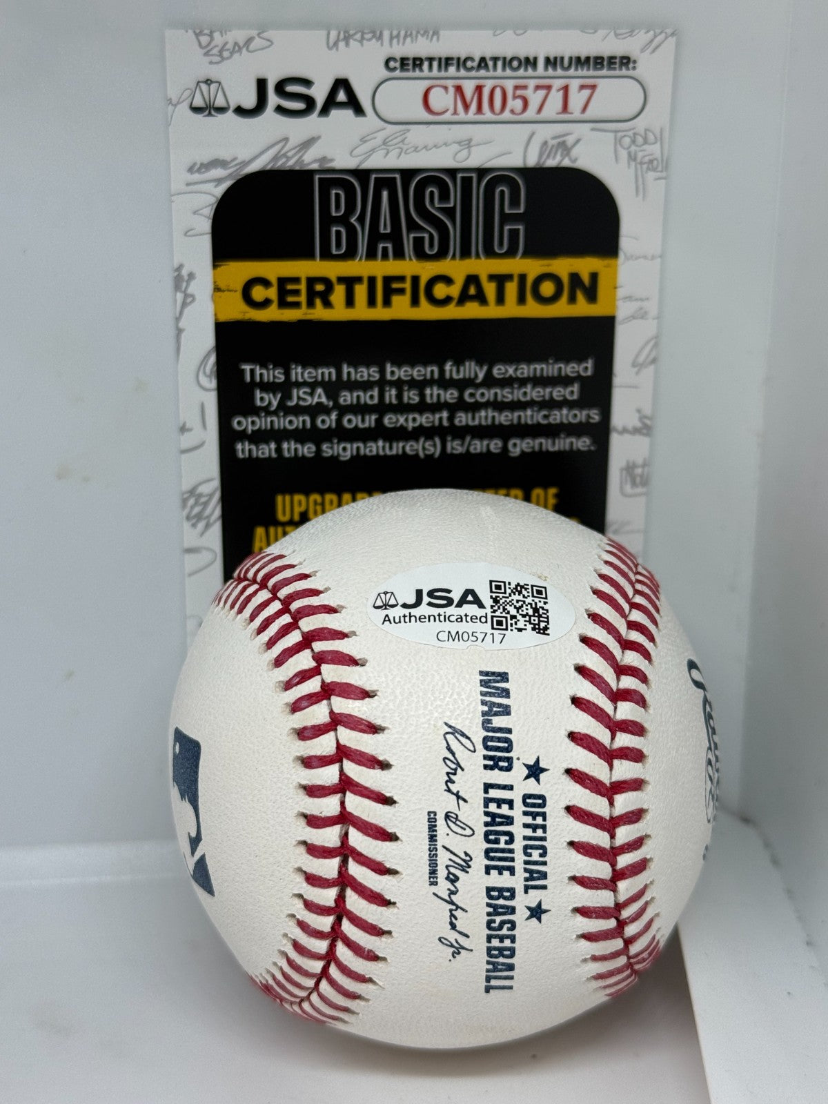 Al Weis New York Mets signed MLB Baseball Ball autographed JSA COA