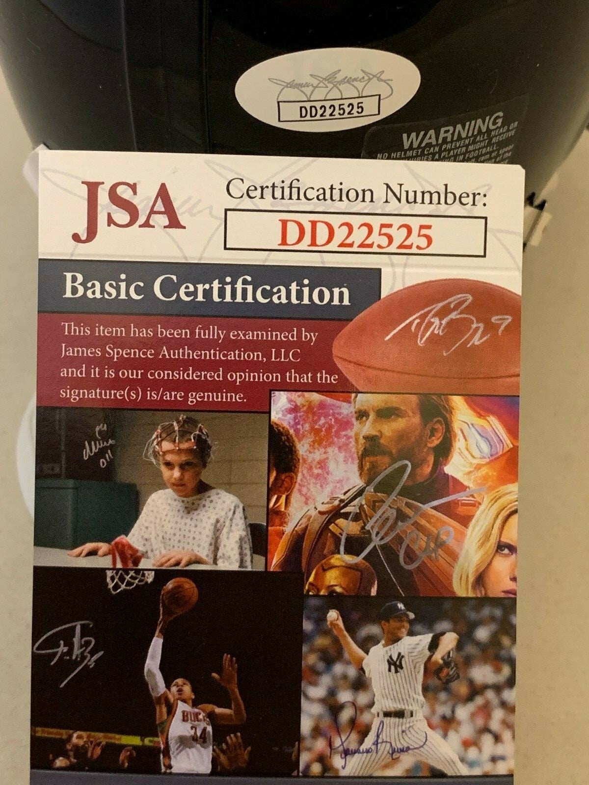 Jordan Howard signed Chicago Bears mini helmet autographed JSA