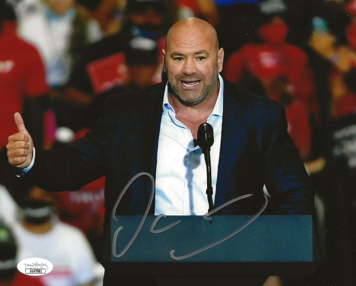 Dana White UFC President signed 8x10 photo autographed 2 JSA