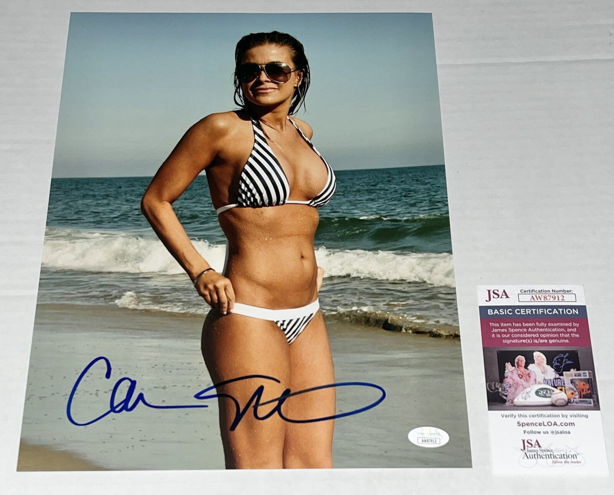 Carmen Electra signed Sexy 11x14 photo autographed Hot #16 JSA Certified