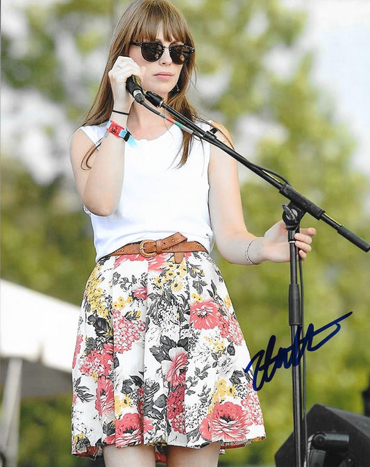 Zoe Manville Portugal. The Man signed 8x10 photo autographed
