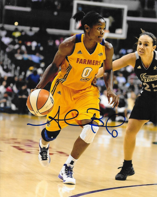 Alana Beard signed LA Los Angeles Sparks 8x10 photo autographed #2