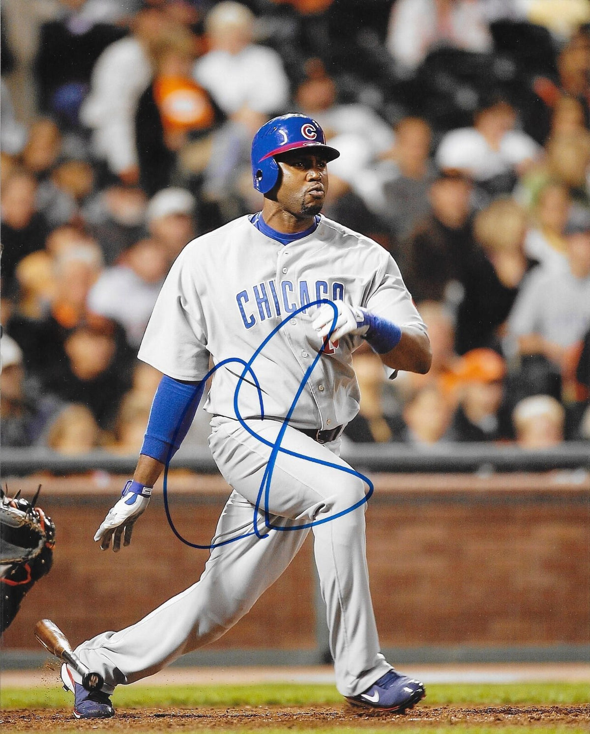 Cliff Floyd signed Chicago Cubs 8x10 photo autographed 3