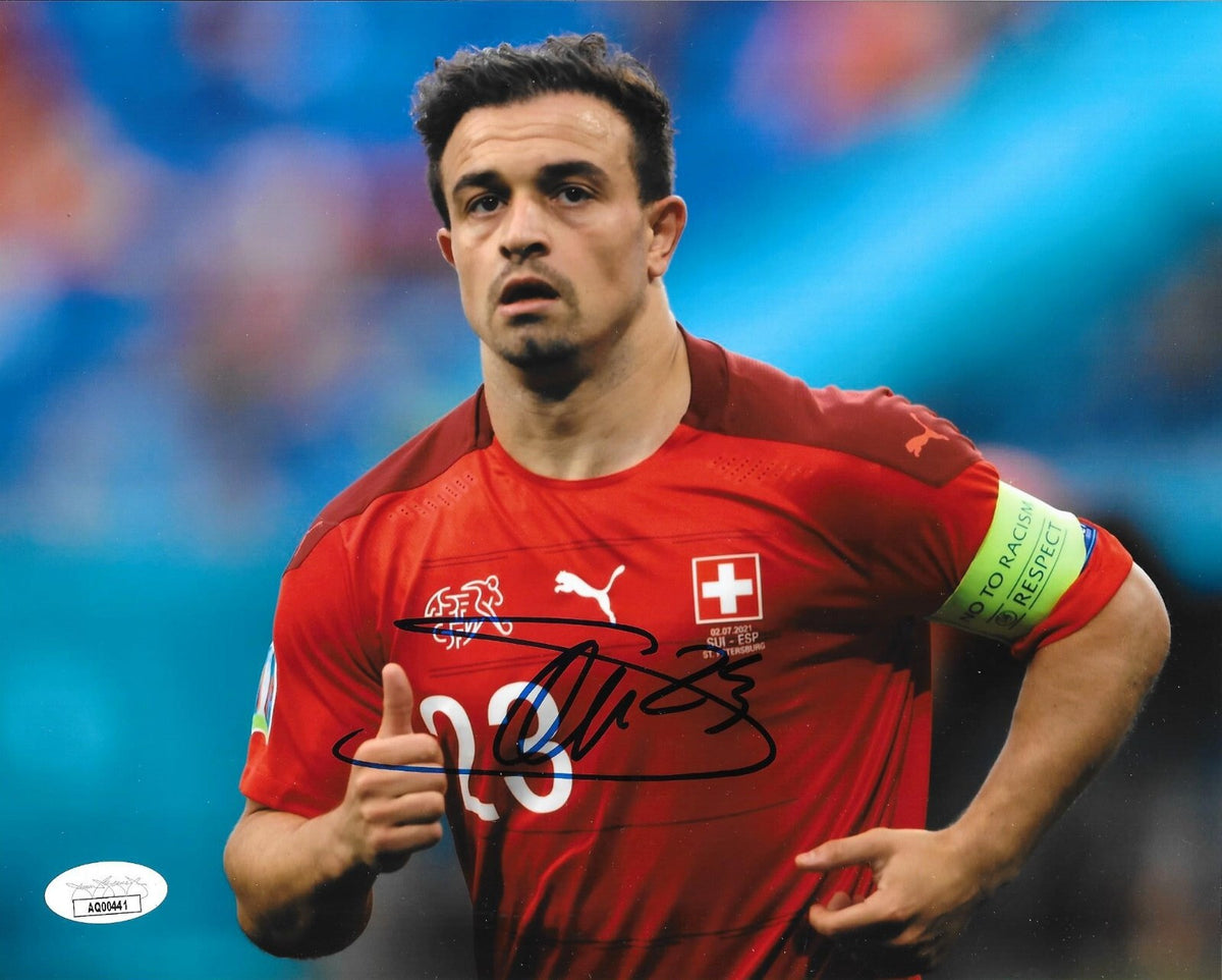Xherdan Shaqiri Liverpool signed Switzerland 8x10 photo autographed #2 JSA