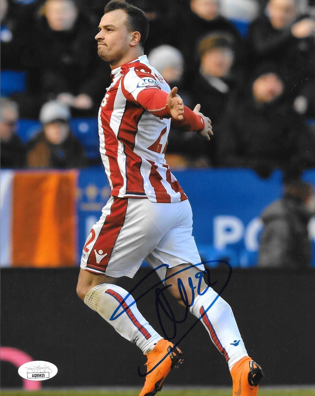 Xherdan Shaqiri Switzerland signed Stoke City F.C. 8x10 photo autographed #2 JSA